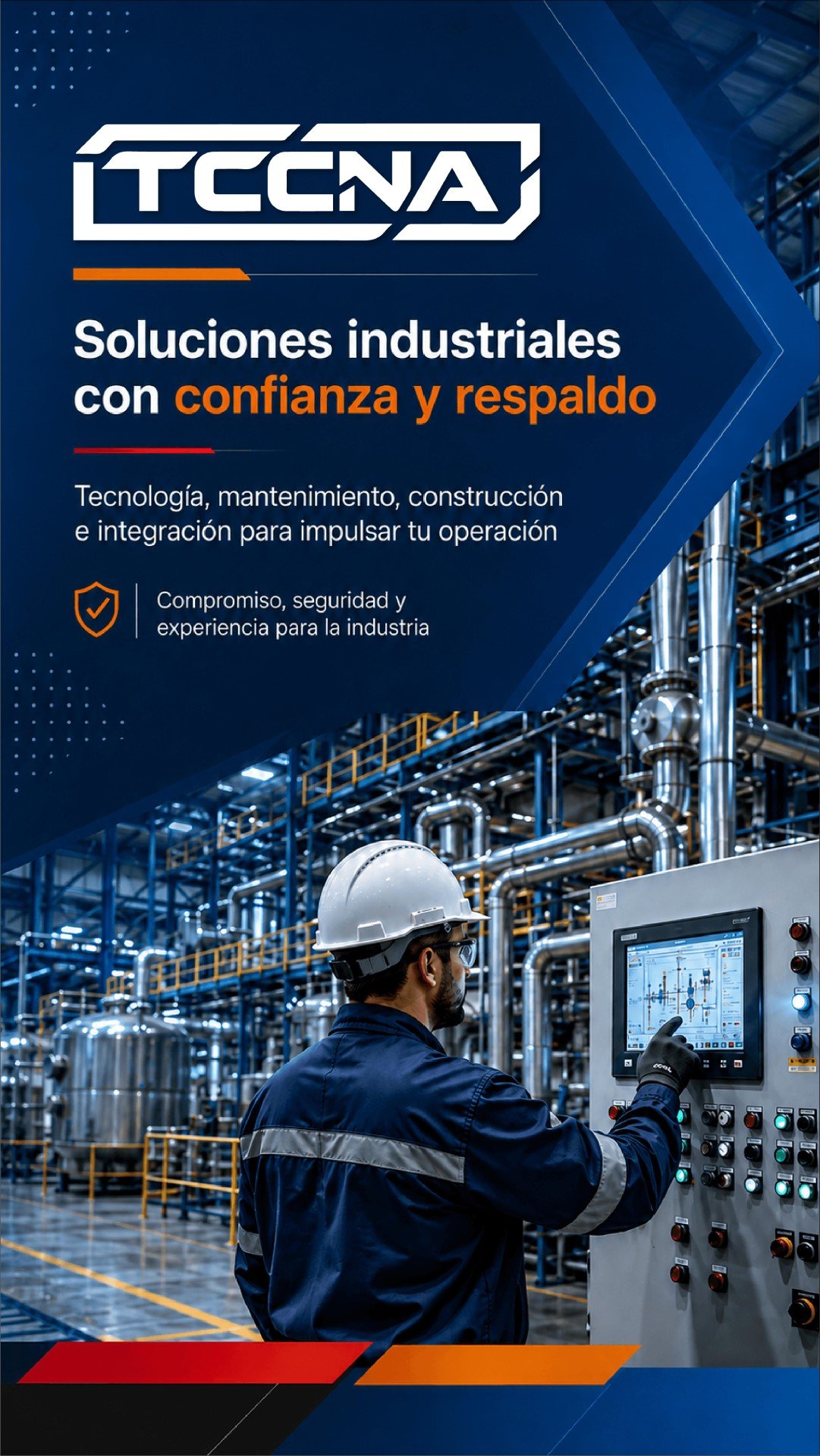 TCCNA - Presentación industrial para dispositivos móviles