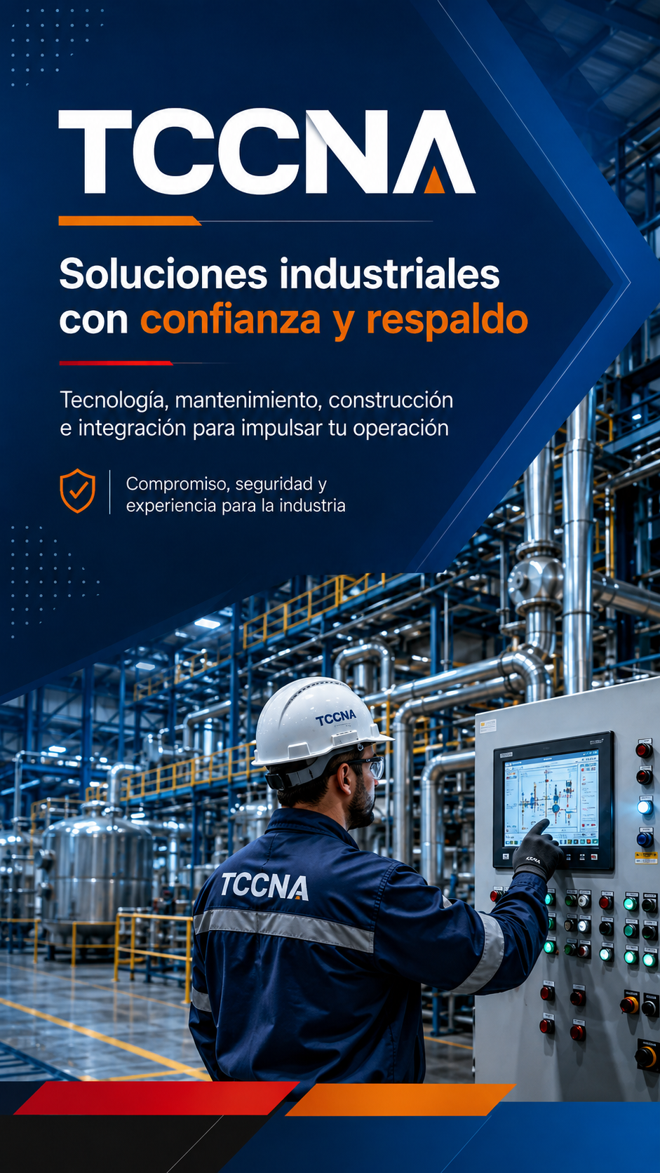TCCNA - Presentación industrial para dispositivos móviles